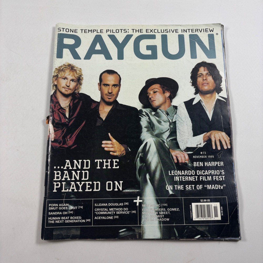 Ray Gun Magazine #73 Nov 1999 Stone Temple Pilots Ben Harper Leonardo DiCaprio